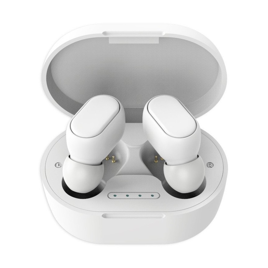 Trådløse høretelefoner vandtætte Bluetooth hvid