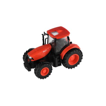 Traktor Zetor med lad 2xAA + fjernbetjening
