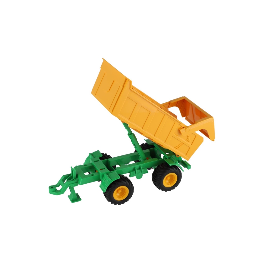 Traktor Zetor med lad 2xAA + fjernbetjening