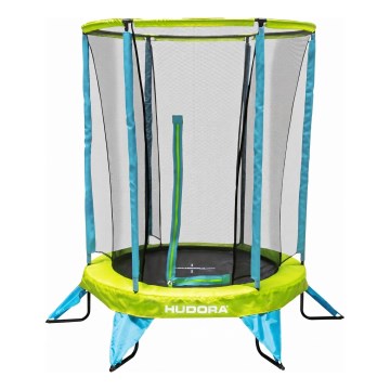 Trampolin til børn Ø 140 cm, blå/grøn