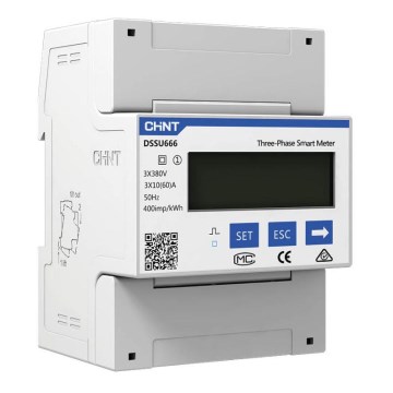 Trefaset elektrometer 60A 230/400V Solax DTSU666