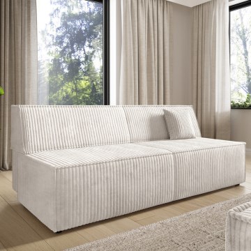 Trepersoners sovesofa med opbevaringsplads TERAMO beige