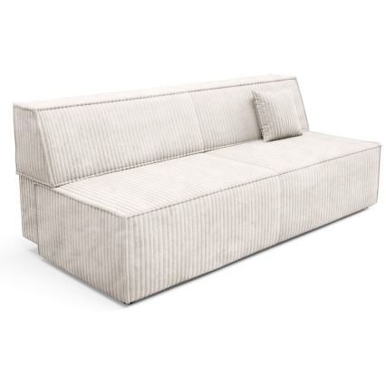 Trepersoners sovesofa med opbevaringsplads TERAMO beige