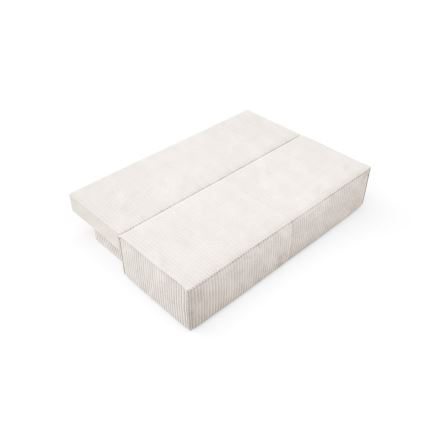 Trepersoners sovesofa med opbevaringsplads TERAMO beige