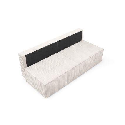 Trepersoners sovesofa med opbevaringsplads TERAMO beige