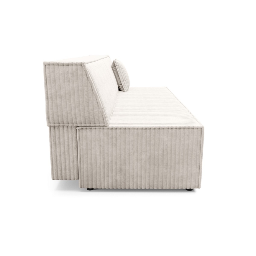 Trepersoners sovesofa med opbevaringsplads TERAMO beige