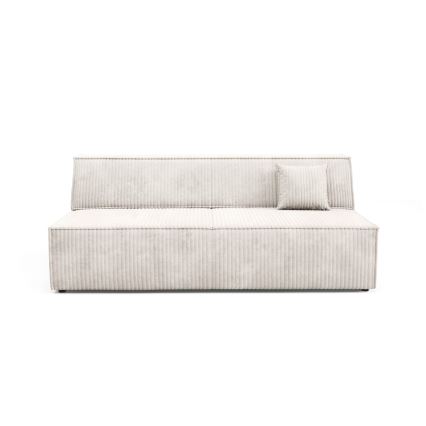 Trepersoners sovesofa med opbevaringsplads TERAMO beige