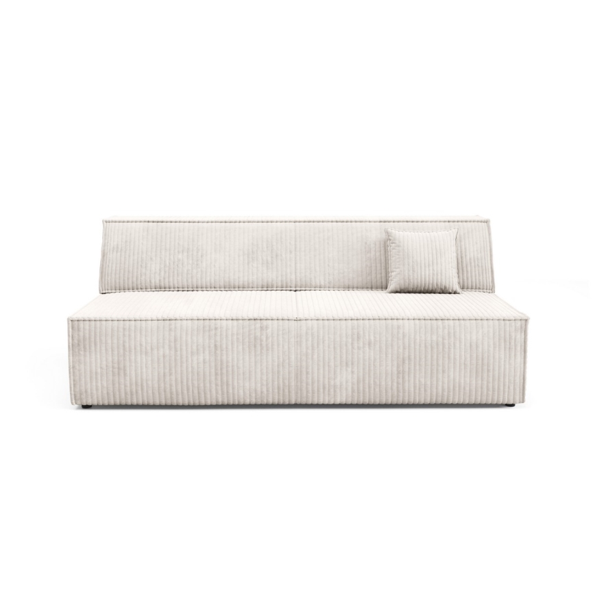 Trepersoners sovesofa med opbevaringsplads TERAMO beige
