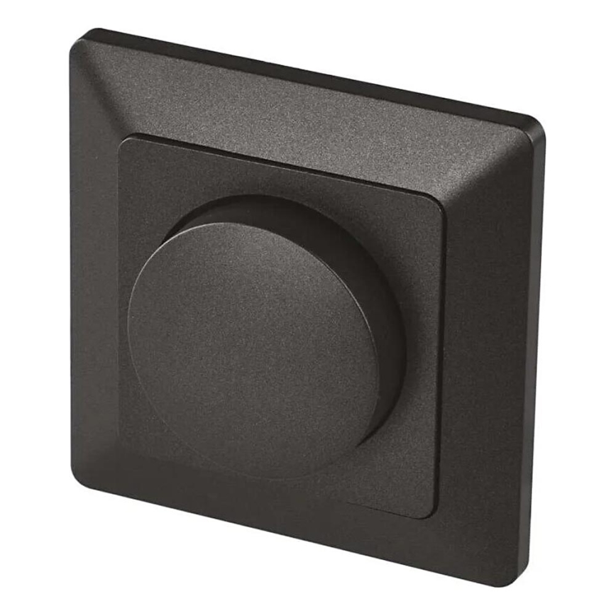 Triac drejelig lysdæmper 110W/230V antracit