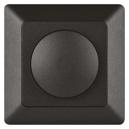 Triac drejelig lysdæmper 110W/230V antracit