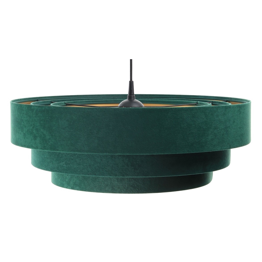 Loftlampe på ledning TRINITI 1xE27/60W/230V grøn/guld