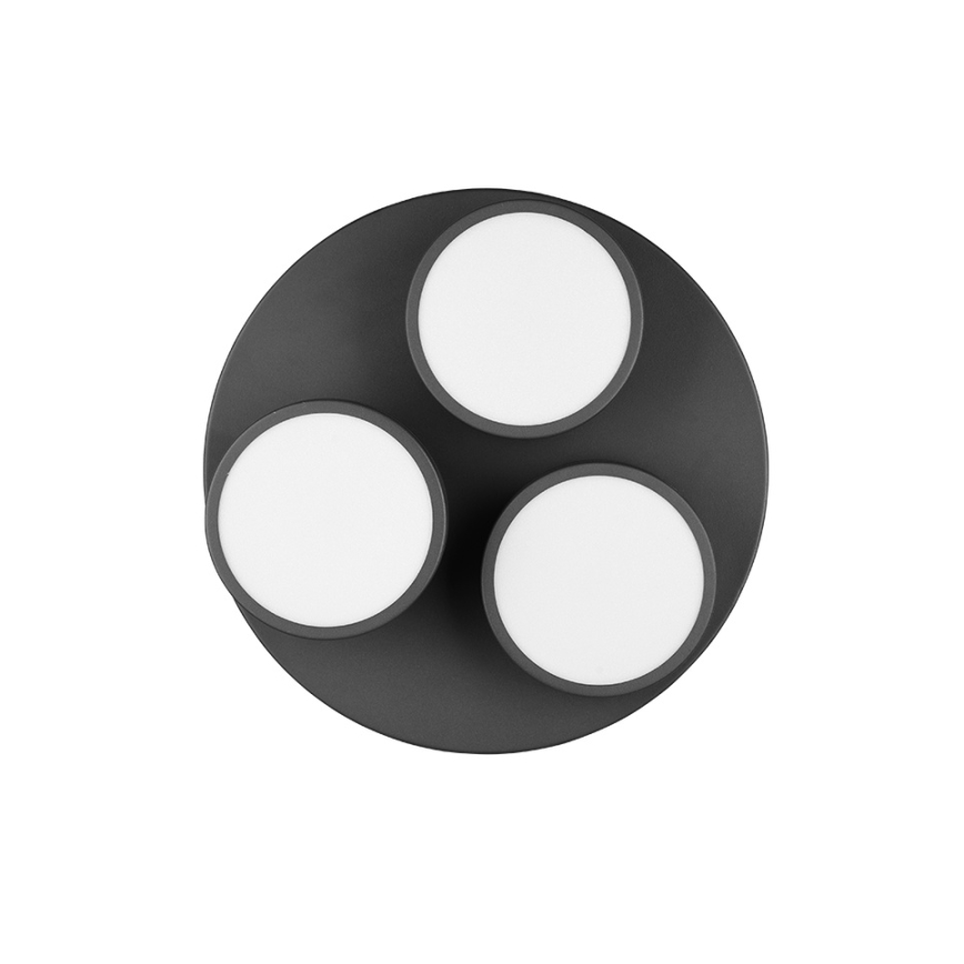 Trio - LED-dæmpbar loftlampe FRANKLIN 3xLED/8,5W/230V 3000K pr. 35 cm sort