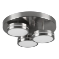 Trio - FRANKLIN LED dæmpbar loftlampe 3xLED, 8,5 W, 230 V, 3000 K, Ø 35 cm, mat krom