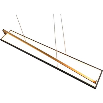 Trio - EDGE LED dæmpbar pendel på kabel LED/35W/230V 2300/3000/4000K sort/guld