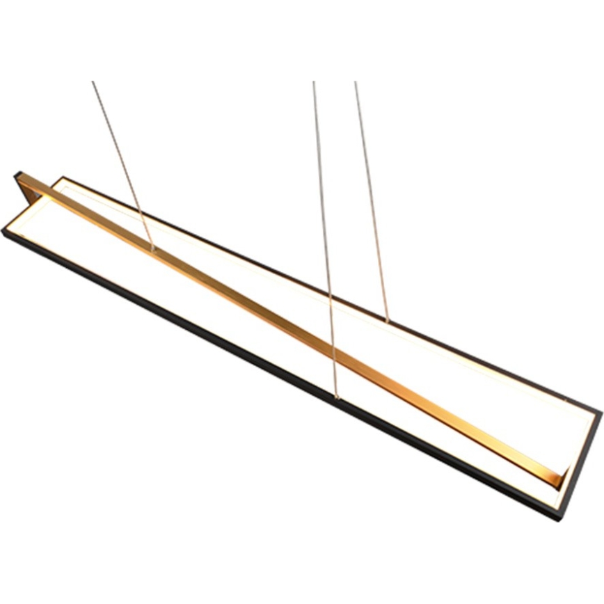 Trio - EDGE LED dæmpbar pendel på kabel LED/35W/230V 2300/3000/4000K sort/guld