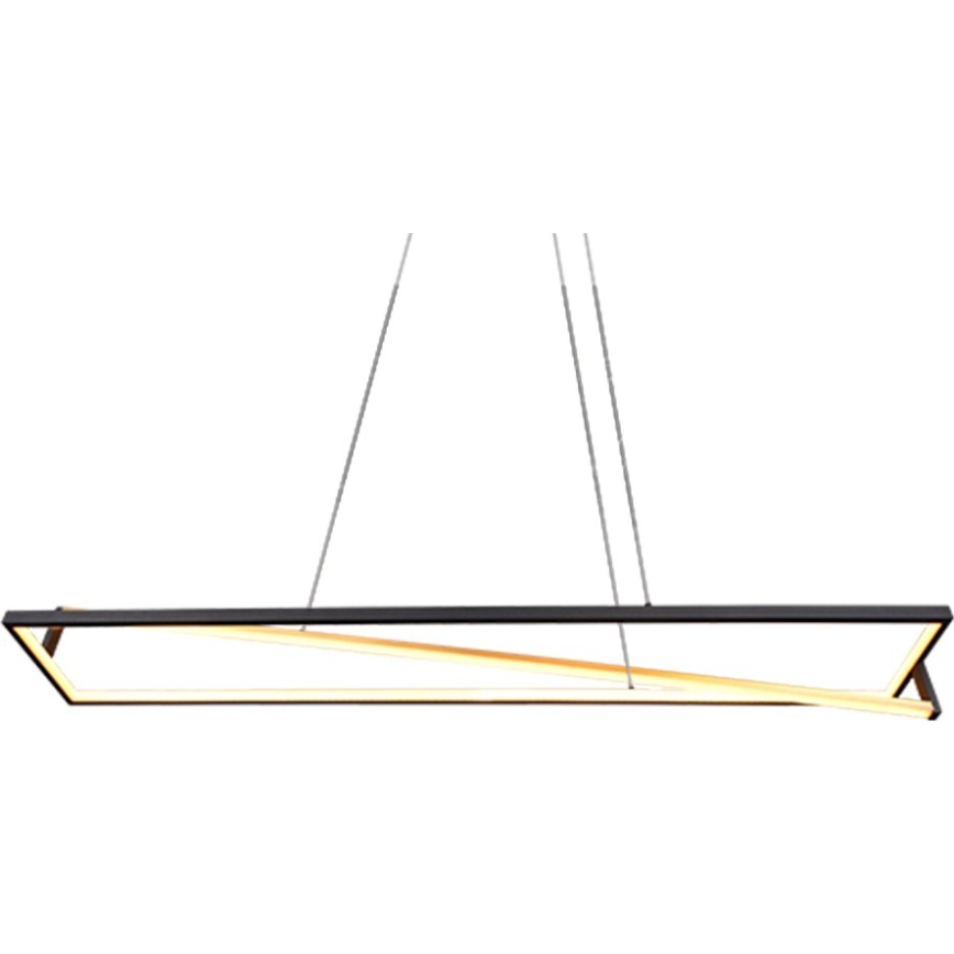 Trio - EDGE LED dæmpbar pendel på kabel LED/35W/230V 2300/3000/4000K sort/guld