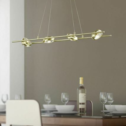 Trio - LED lysekrone i snor LEICESTER 8xLED/4W/230V