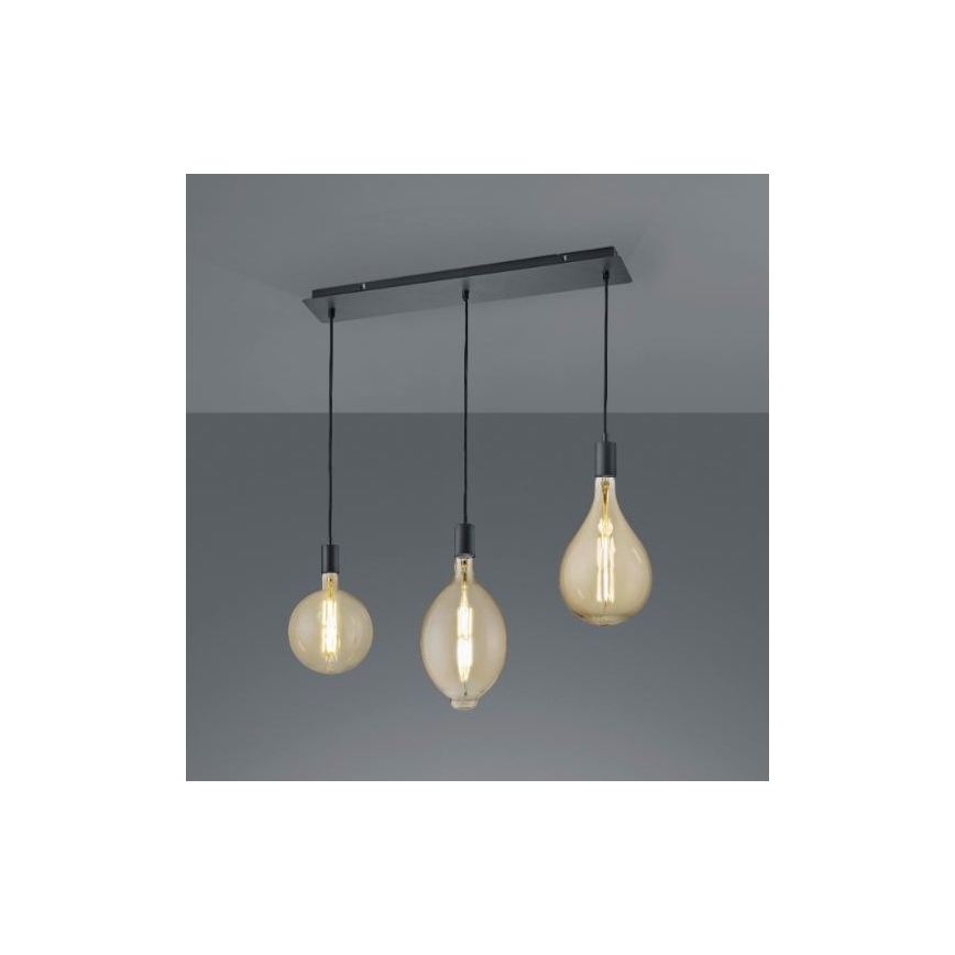 Trio - LED pendel dæmpbar GINSTER 3xE27/8W/230V