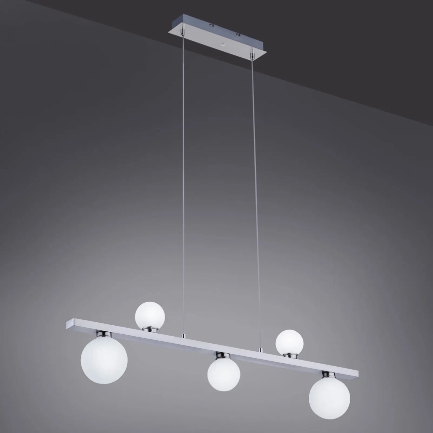 Trio - LED pendel dæmpbar RGB-farver DICAPO 5xLED/3W/230V 3000-5000K + fjernbetjening