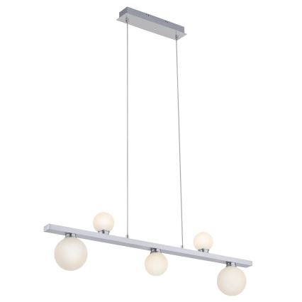 Trio - LED pendel dæmpbar RGB-farver DICAPO 5xLED/3W/230V 3000-5000K + fjernbetjening