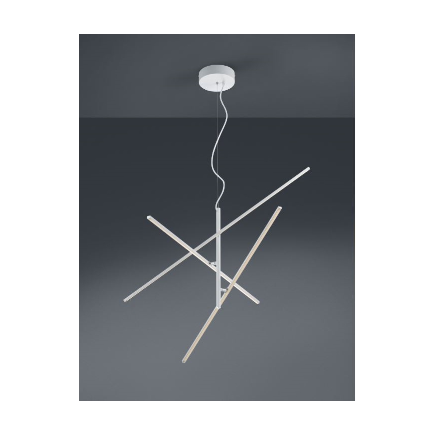 Trio - LED pendel dæmpbar TIRIAC 3xLED/8,5W/230V hvid
