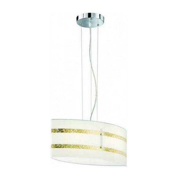 Trio - Loftlampe på ledning NIKOSIA 2xE27/40W/230V guld