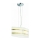 Trio - Loftlampe på ledning NIKOSIA 2xE27/40W/230V guld