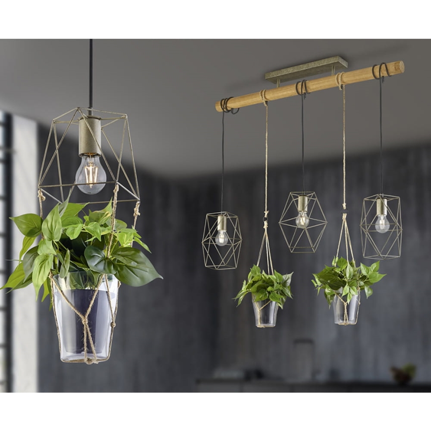 Trio - Loftlampe på ledning PLANT 1xE27/10W/230V
