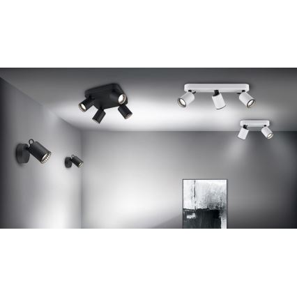 Trio - Spotlampe PAGO 3xGU10//35W/230V hvid