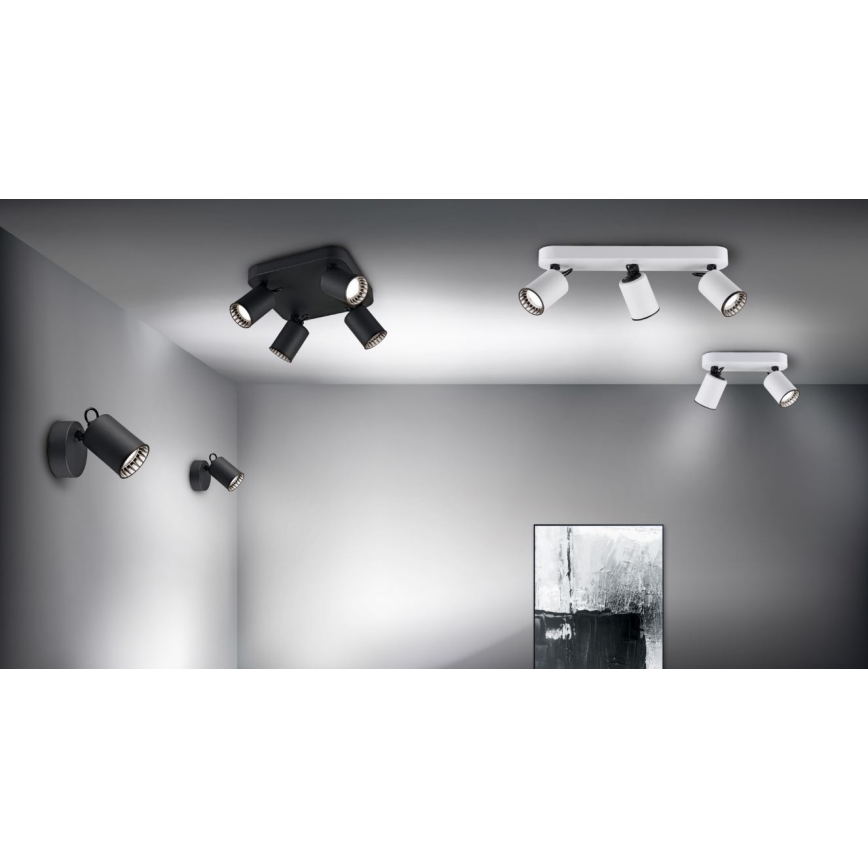 Trio - Spotlampe PAGO 3xGU10//35W/230V hvid