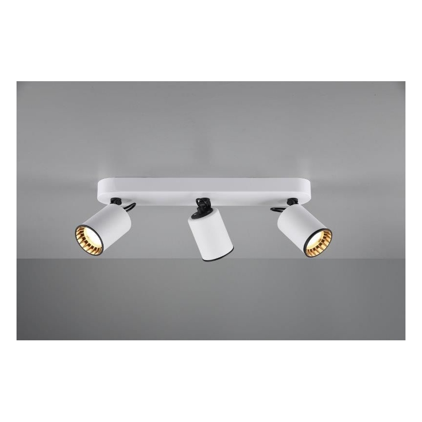 Trio - Spotlampe PAGO 3xGU10//35W/230V hvid