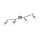 Trio - Spotlampe TRUMPET 4xE14/40W/230V