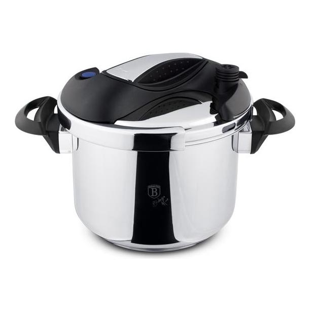 Trykkoger TURBO 6 l rustfri/sort
