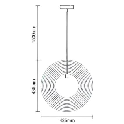 Træpendel med wire, 1xE27/60W/230V, Ø 43,5 cm, massivt træ/finer/gummitræ