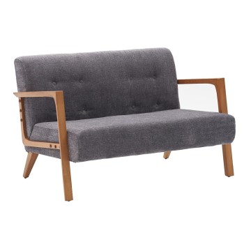 TUMI 2-personers sofa, grå