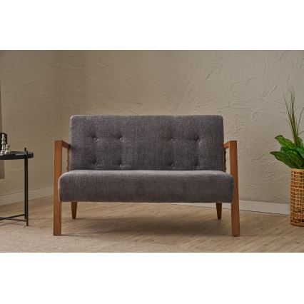 TUMI 2-personers sofa, grå