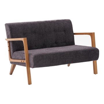 TUMI 2-personers sofa i antracit