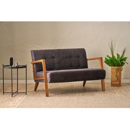 TUMI 2-personers sofa i antracit