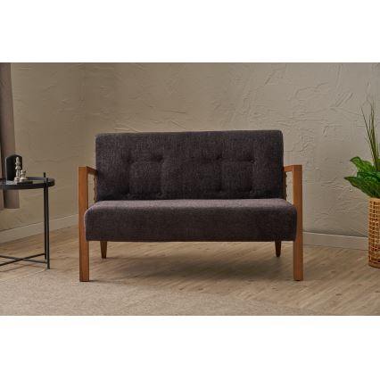 TUMI 2-personers sofa i antracit