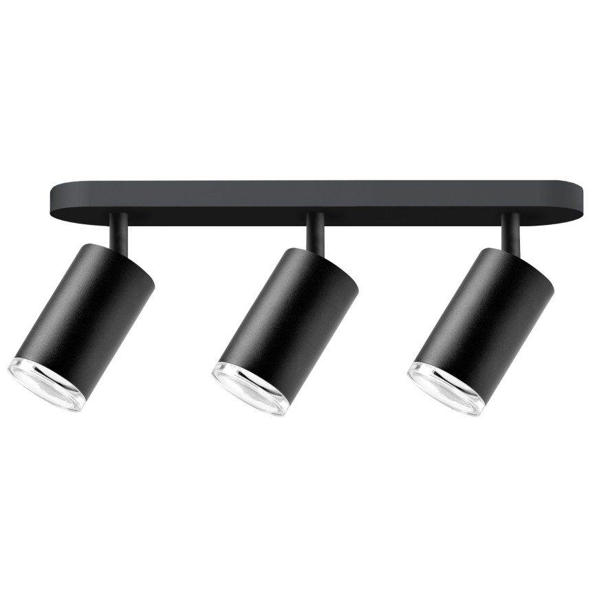 TURYN LED RGBW Støtbart badeværelsesspots 3xGU10/6,5W/230V 2700-6500K Wi-Fi IP44 sort