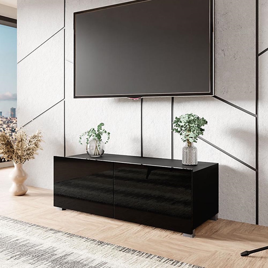 TV bord CALABRINI 37x100 cm sort