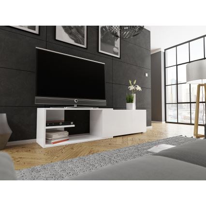 Tv-bord CLIF 40x180 cm hvid