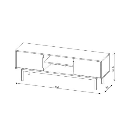 TV-bord ELI beige