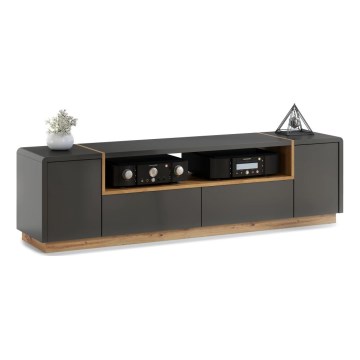 Tv-bord FRED antracit/eg artisan