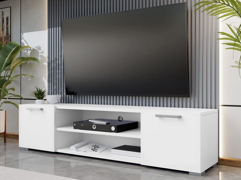 Tv-bord GIMREN 36x156 cm hvid
