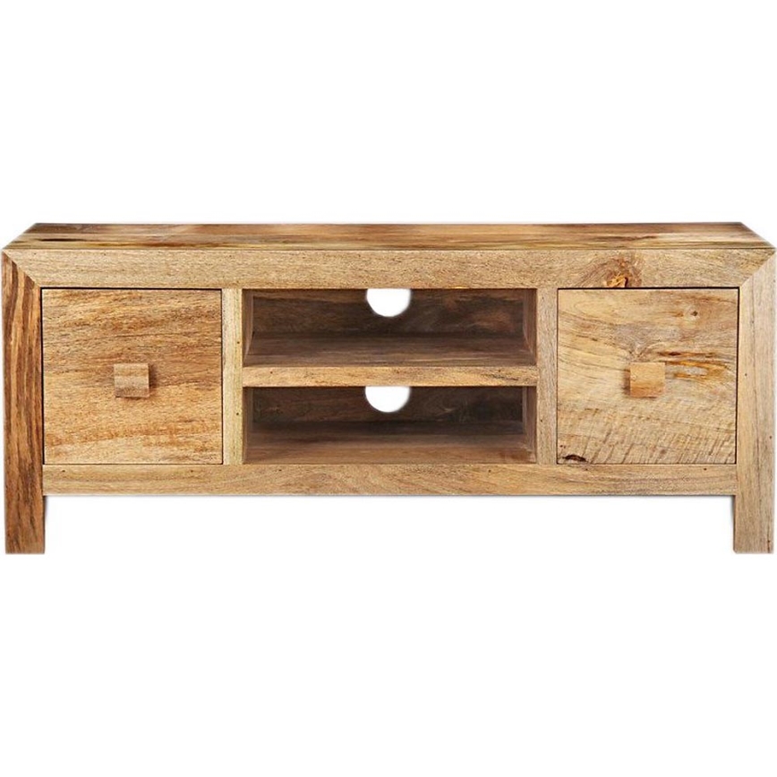 Tv-bord HINA 50x150 cm massivt træ/mangotræ