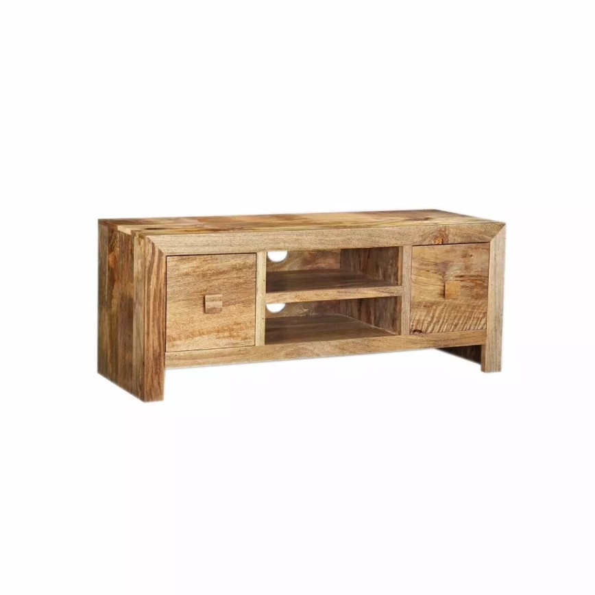 Tv-bord HINA 50x150 cm massivt træ/mangotræ