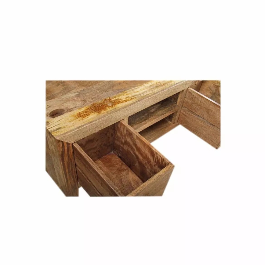 Tv-bord HINA 50x150 cm massivt træ/mangotræ
