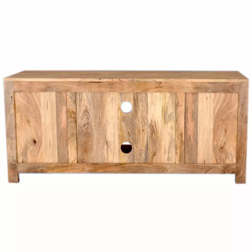 Tv-bord HINA 60x140 cm massivt træ/mangotræ
