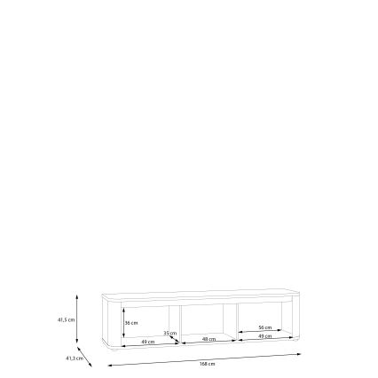 TV-bord INAR i beige